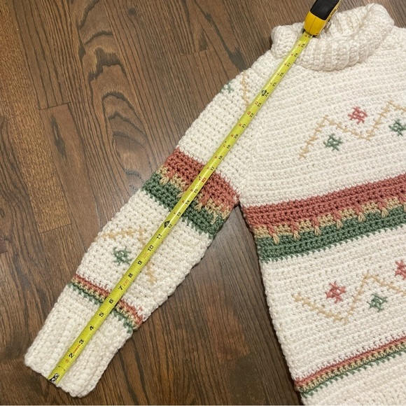 Handmade in Portugal Flaherty Russell Imports chunky knit sweater - Picture 6 of 8